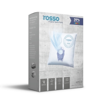 تصویر  پاکت جاروبرقی روسو Type P – بسته 4 عددی