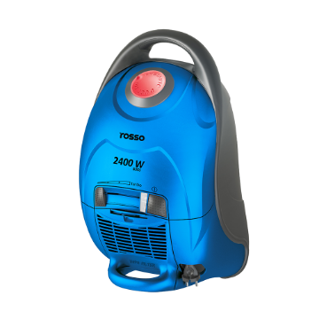 تصویر  جاروبرقی روسو مدل باس (Boss) ۲۴۰۰ وات رنگ آبی – قدرت مکش فوق‌العاده و طراحی مدرن